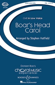 The Boar's Head Carol TTBB choral sheet music cover
